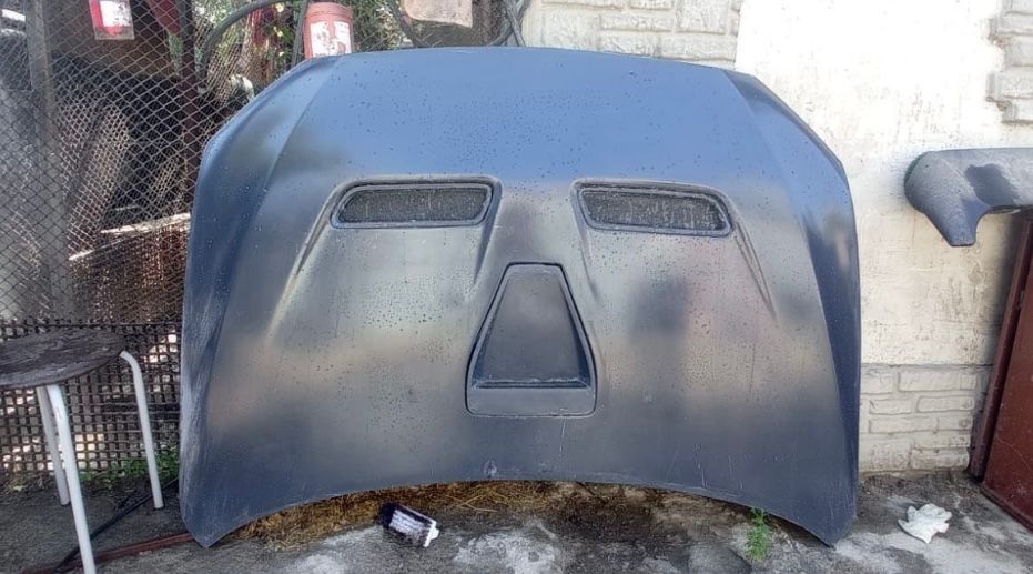 Бампер тюнингованный на митсубиси лансер 10