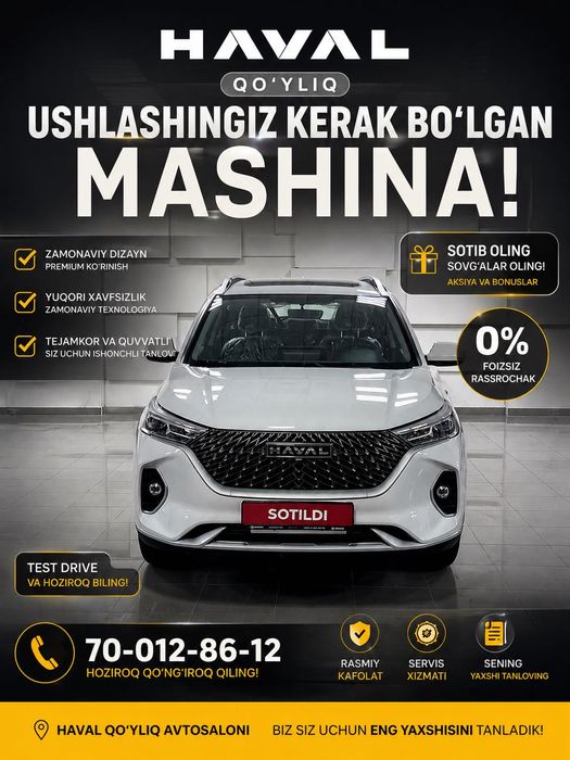 Haval M6 5 yil garantiya 150.000 km