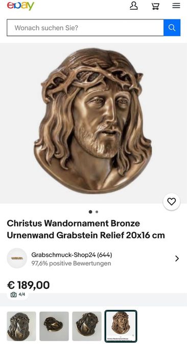 Tablou/Urna de perete in relief din bronz masiv