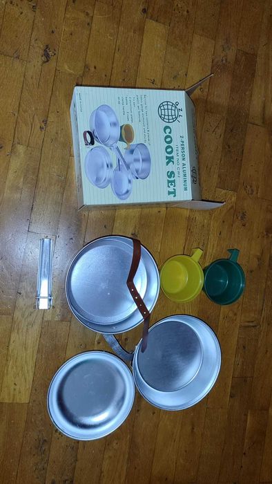 set oale aluminiu camping