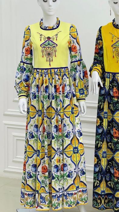 Сақа тастай Aizada Atelier інің Тұмар көйлегі