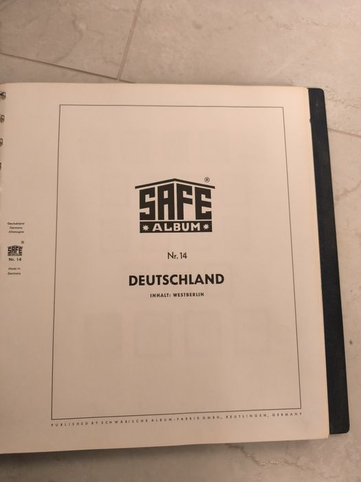 Albume SAFE Germania (RFG) și Berlinul de Vest – Colecție Timbre