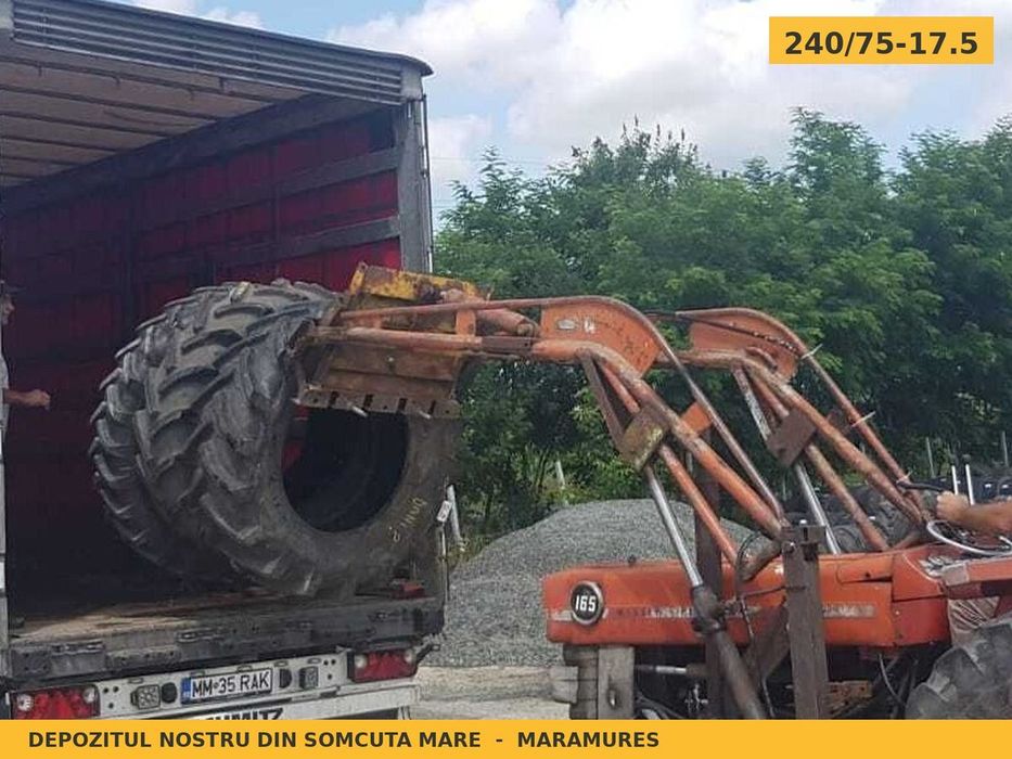 Cauciucuri Anvelope 240/75-17.5 240/75 17.5 24075175 Vredestein Remorca si Implement Utilaje Agricole SH Second Hand LIVRARE Garantie 1 An Factura TVA