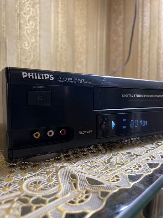 Philips VR610 Hi Fi Stereo 6 head видеомагнитофон редкий