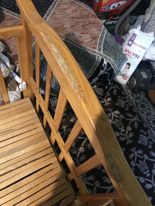 Детская кроватка с матрасом