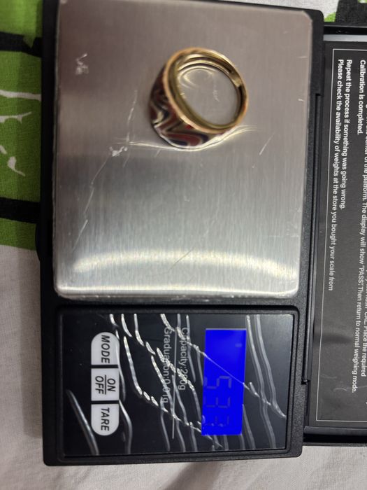 Inel 18k 5,33g cu email