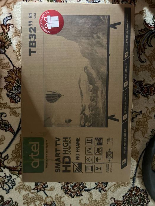Karopkadan ochilmagan yangi smart Tv