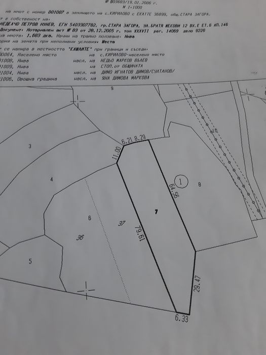Продава се Земеделски имот в Стара Загора, Казански - изток -  кв.м за 12500 €/дка - Снимка #5