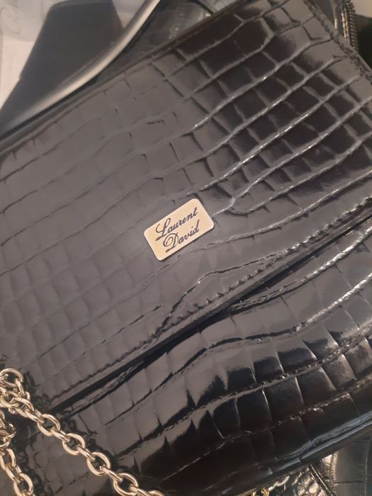 Set superb geanta+botine lucioase