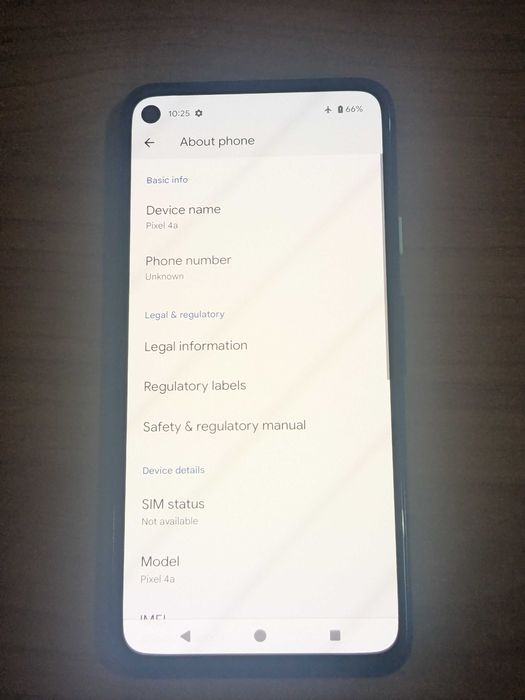 Google pixel 4 a