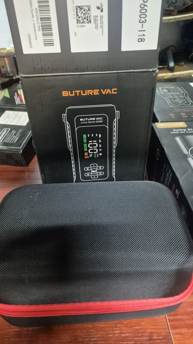 Jump Starter Стартов бустер за автомобили с вграден компресор и лед фенер