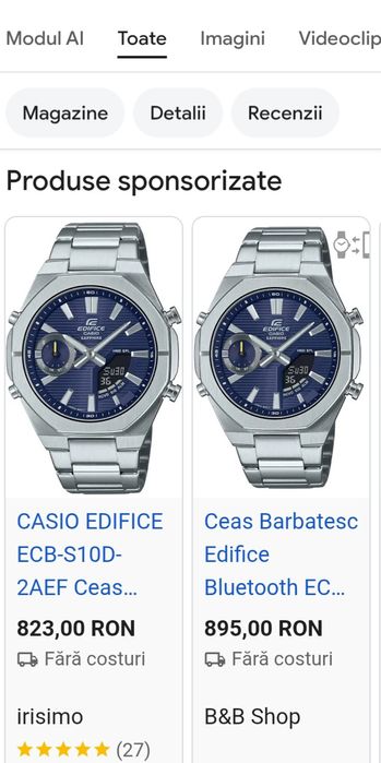 Casio Edifice ECB S10D Bluetooth