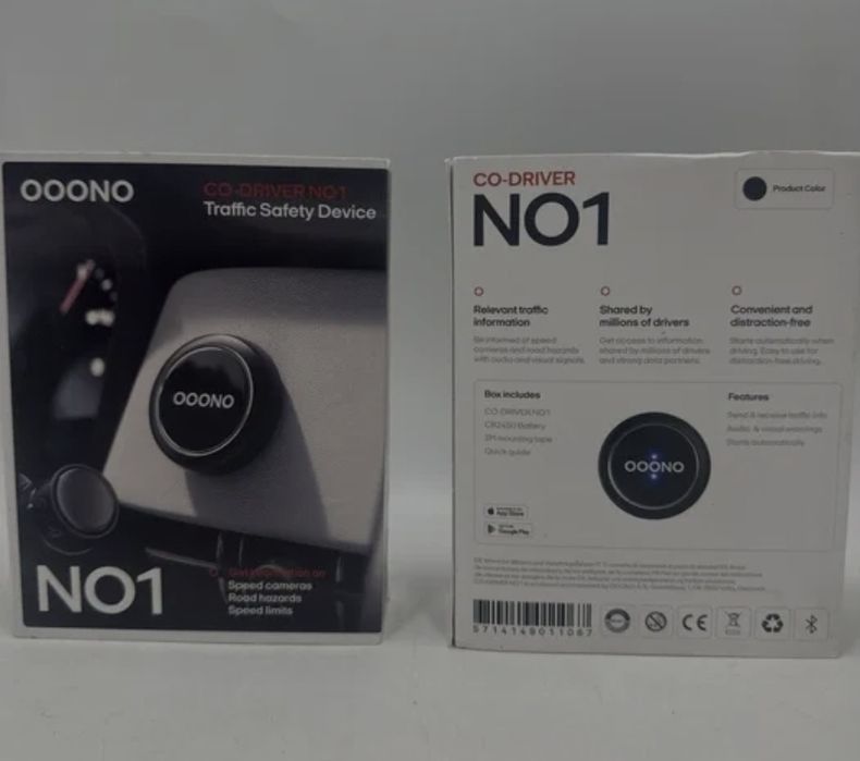 Ooono Co-Driver No1, alarmă auto, avertizare timp real