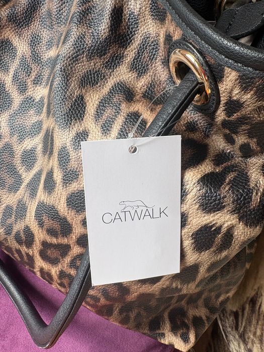 Дамска чанта леопард десен