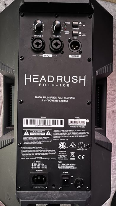 Акустическая система HeadRush FRFR-108 черный