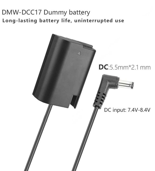 Плочка за батерия NP-F и дъми за Panasonic S5, S5K, S5GK, GH5II,GH6,G9