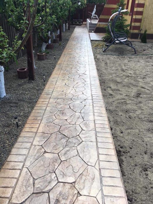 Pavaj din beton amprentat