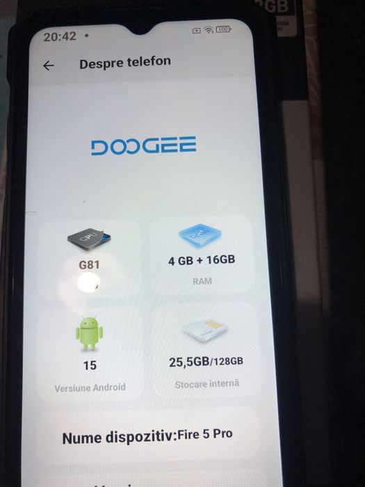 DooGEE fire 5 Pro