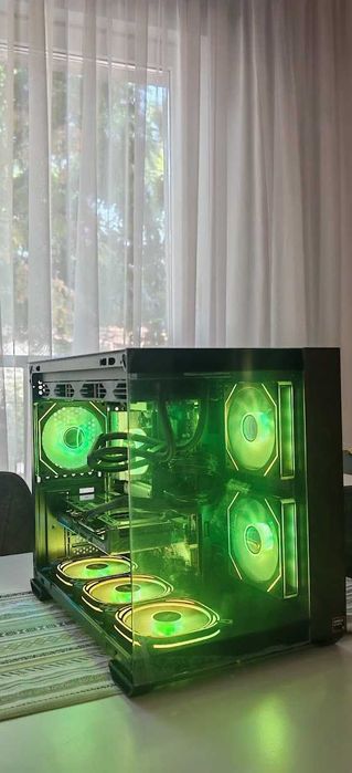 Супер Геймърско PC Ryzen 5 9600X/32Gb D5 6400Mhz G.Skill/1TB SSD/RX 9060XT 16Gb/WiFi&BT/Гаранция