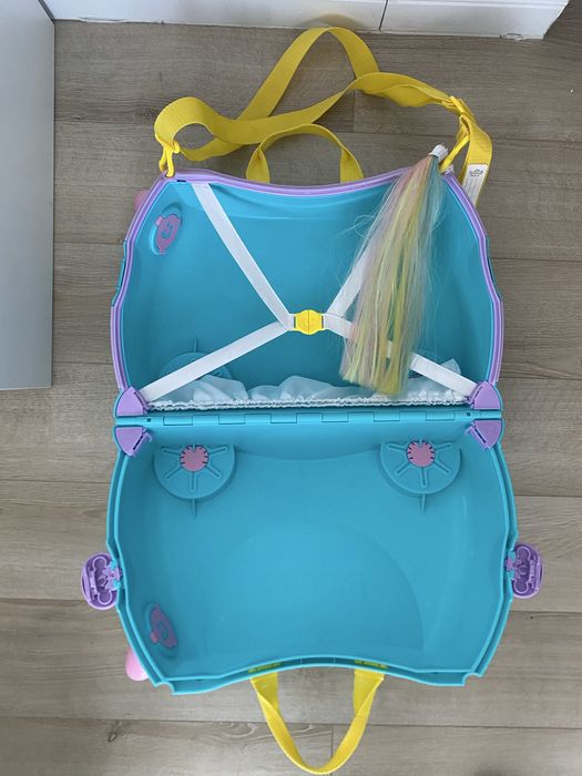 Valiza Troller  copii Ride-On Trunki UNA Unicorn 46 cm, ghiozdan gradinita Skip Hop, ghiozdan gradinita  Trunki