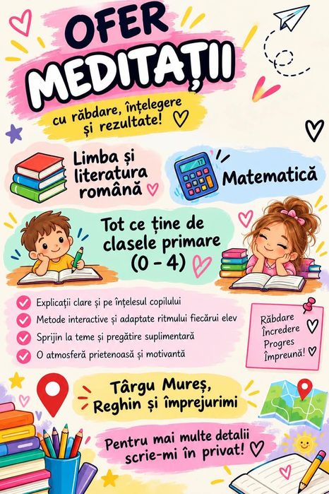 Meditatoare pentru clasele primare