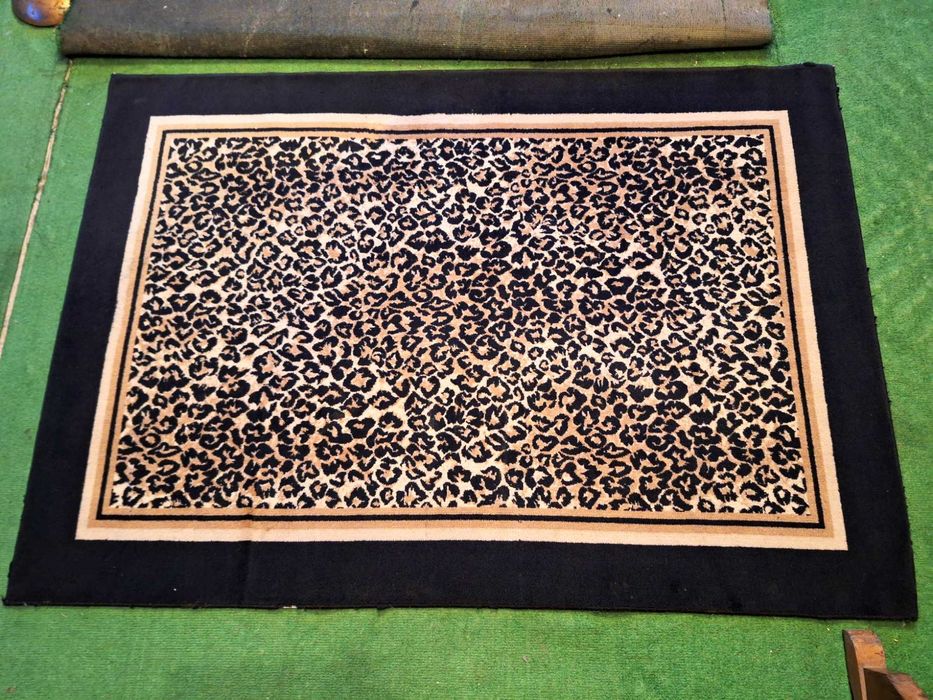 camera copil joaca Carpeta covor persan 160x100Cm crem, 170x120 black