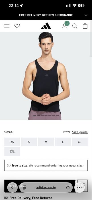 Майка Adidas WO Stringer - L