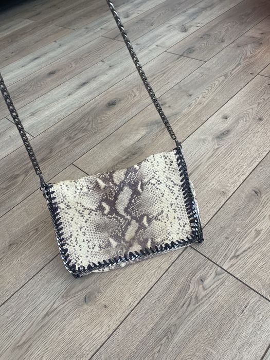 Кожанная сумка змейка