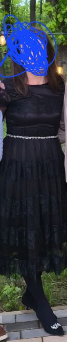 Rochie neagra dantela