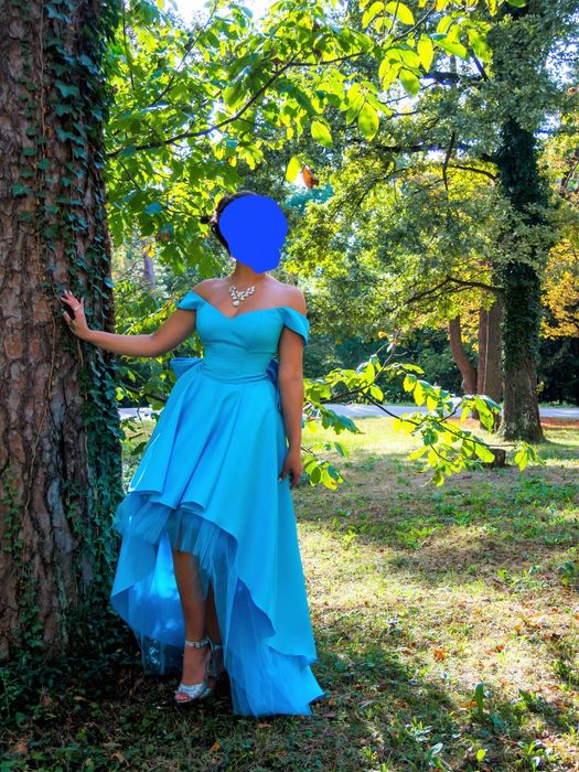 Rochie de ocazie unica, facuta pe comanda, cu corset.