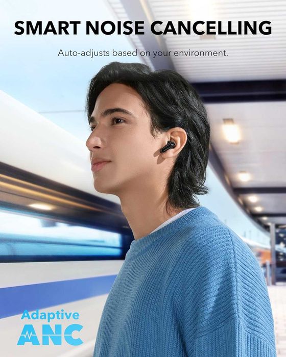Anker Soundcore P40i безжични Bluetooth слушалки-черен цвят