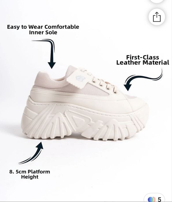 Маратонки на платформа