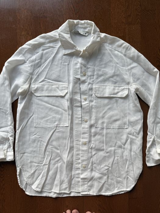 Рубашка Zara белая