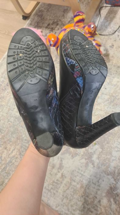 Ghete piele inalte nr 38