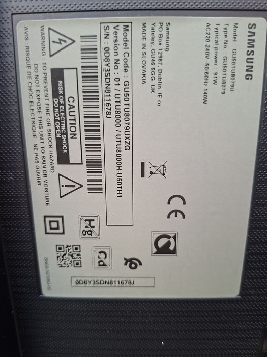 Телевизор Samsung GU50TU8079UXZG