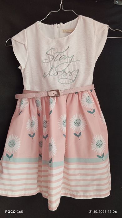 Рокля за момиче 110см