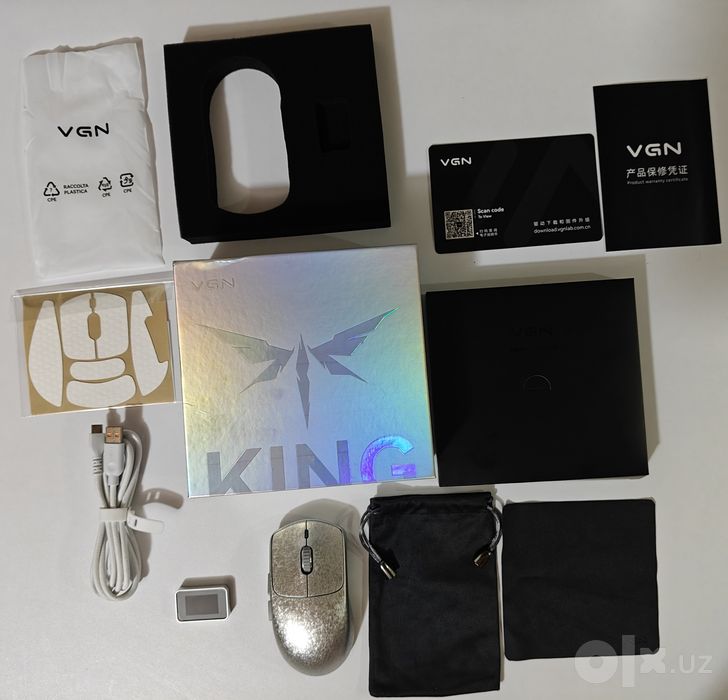 VGN Dragonfly King (Crystal Silver) Magnesium Alloy Mouse