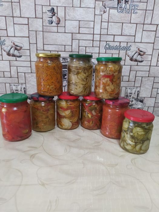 Грибы, салаты, засолки