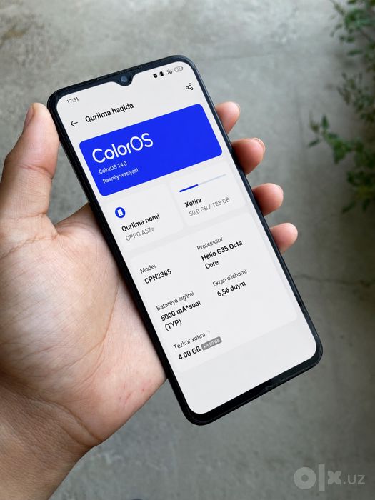 Oppo A57 C sotiladi
