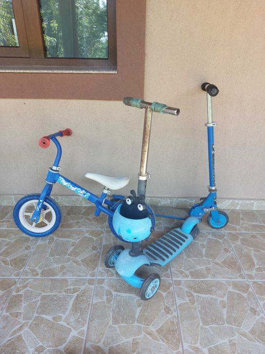 Trotinete, bicicleta
