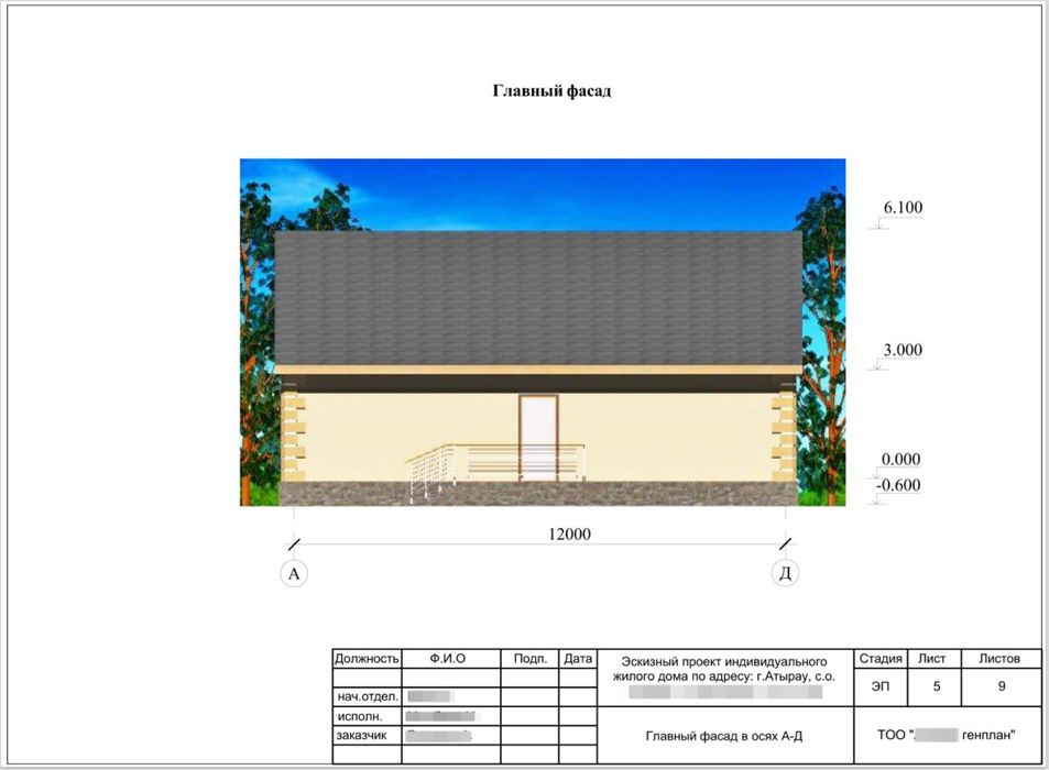 Разработка рабочих проектов экстерьер и интерьер