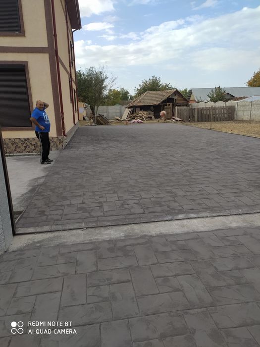 Beton amprentat.