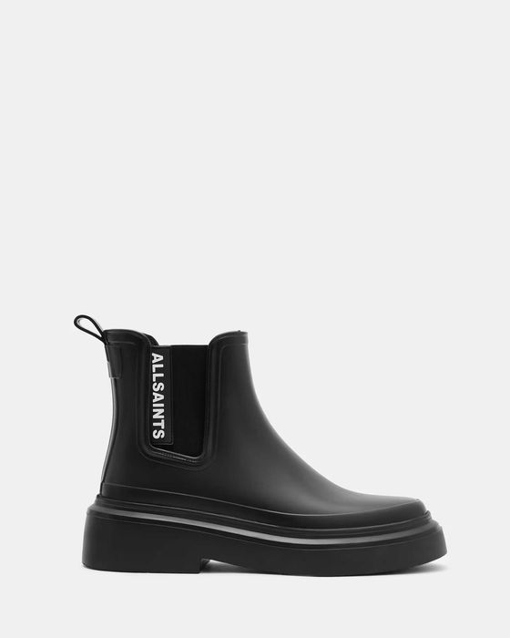Гумени ботуши AllSaints Hetty Logo Rubber Ankle Boots