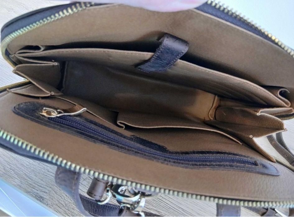 Geantă Piele Naturală | Lucrat Manual/Model unic