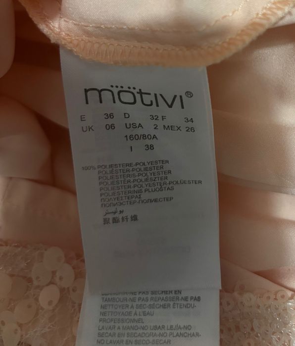 Rochie Motivi culoare somon