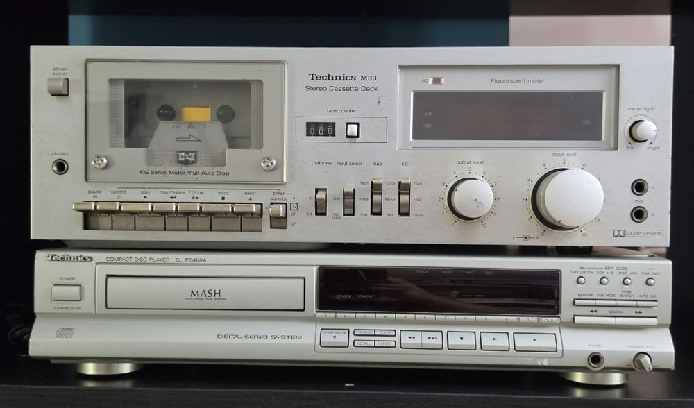 Vând o super linie/ sistem Technics silver