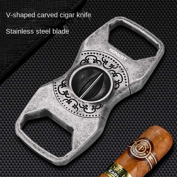 HONEST Carved V-Cut – Професионална резачка за пури