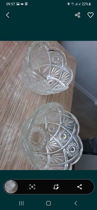 Вазы хрустальные