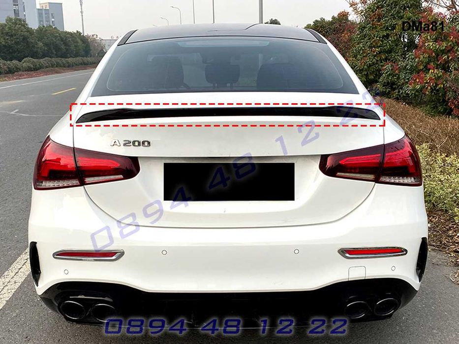 Тунинг Лип Спойлер Багажник Капак Mercedes AMG A W177 Мерцедес В177 А