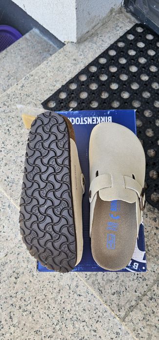 Birkenstock boston size 38 khaki bej